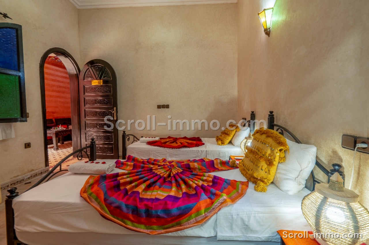 v-Riad 108m2 autorisé maison d&rsquo;hôtes – bab Allens