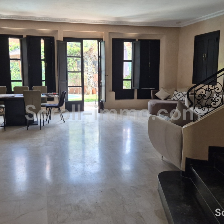 Villa Palmeraie 400m2 – 4 chambres