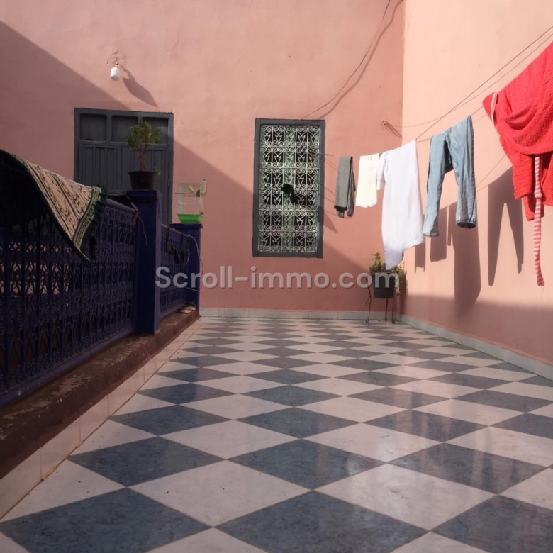Riad 118m² à rénover Melkia – Quartier Bab Ghmat