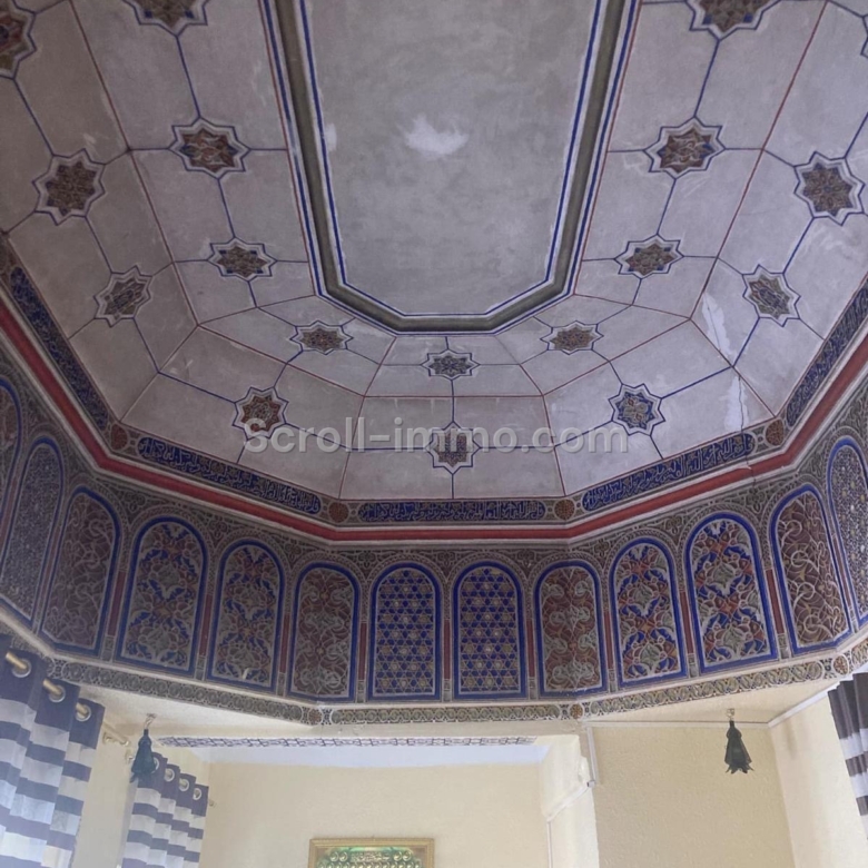 Riad 183m² Melkia à rénover 4ch – Quartier Bab Ahmar