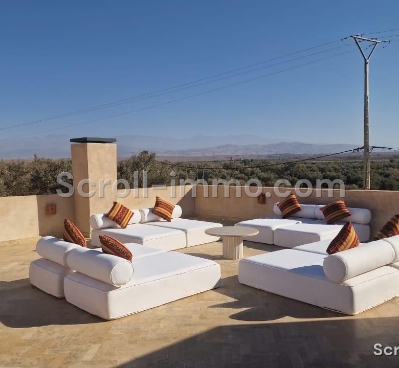 Villa Meublée à Vendre Route d’amizmize Vue sur Montagne