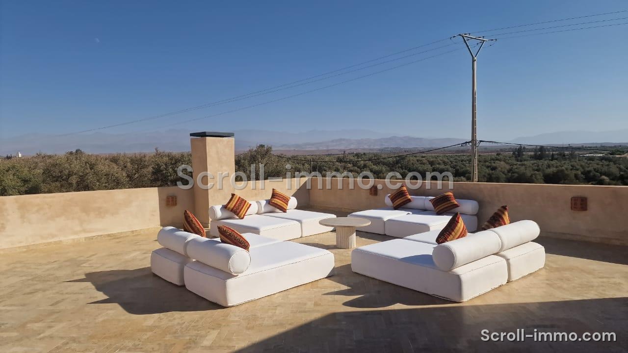 Villa Meublée à Vendre Route d’amizmize Vue sur Montagne