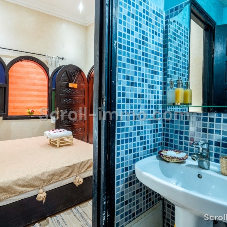 v-Riad 108m2 autorisé maison d&rsquo;hôtes – bab Allens