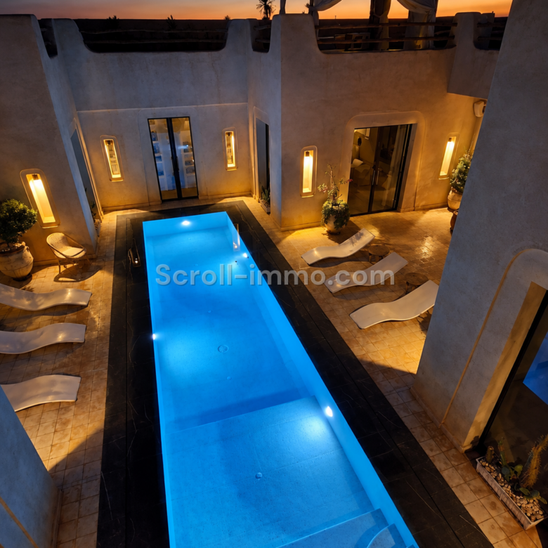 Magnifique villa Riad avec piscine Chauffée privée
