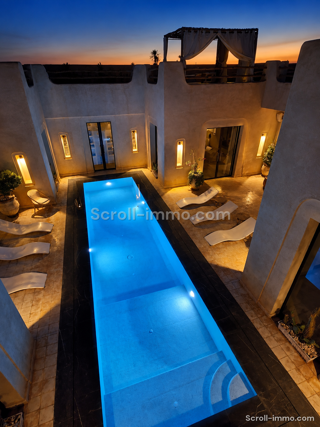 Magnifique villa Riad avec piscine Chauffée privée