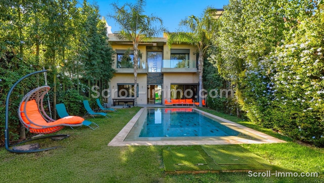 Villa de standing au Golf Argan – 4 Suites