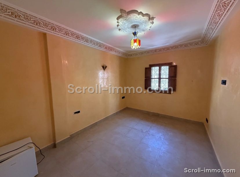 Riad 123m² Titré 5ch à rénover – Quartier Sidi Mimoun