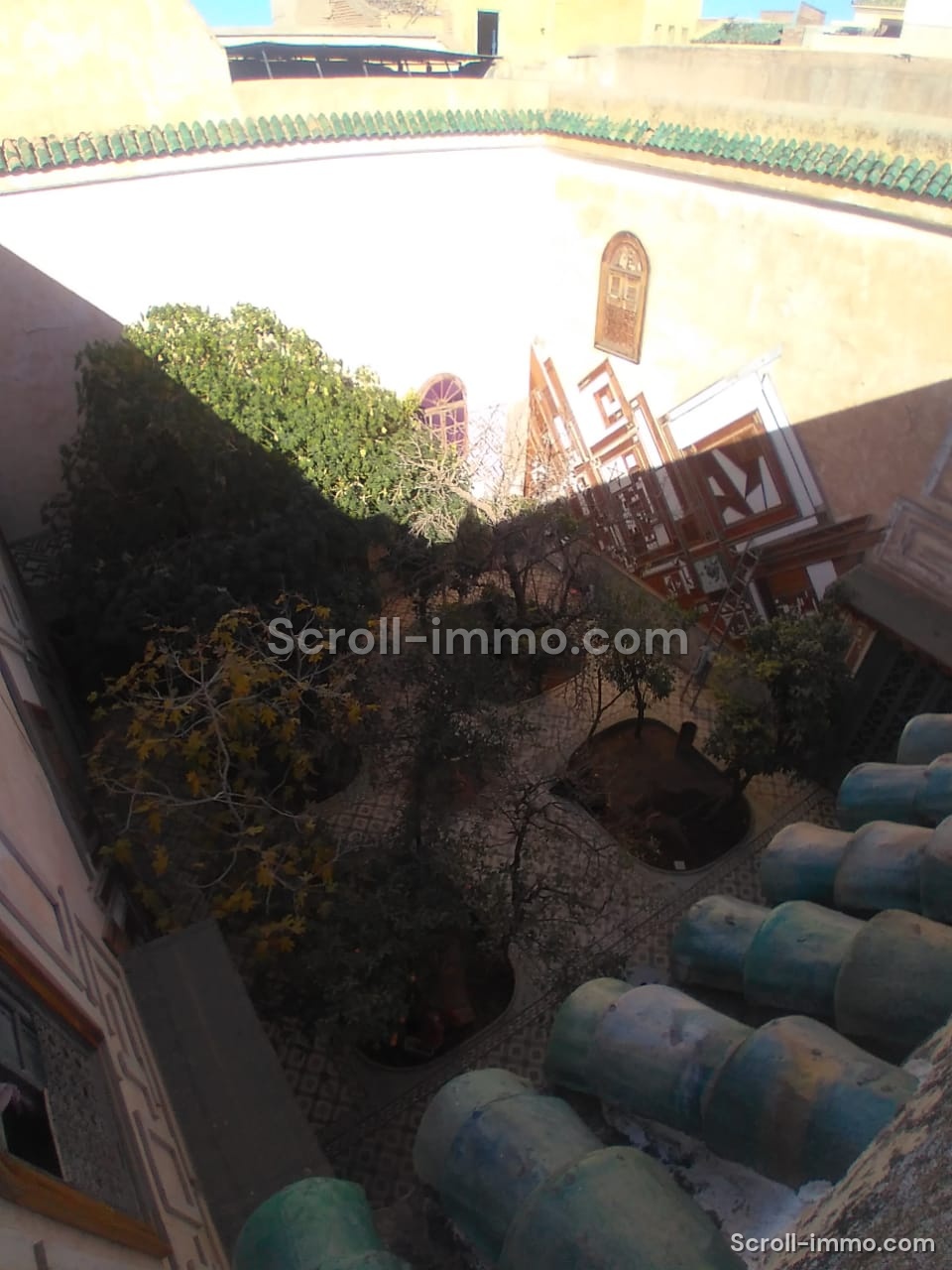 Grand Riad Titré – 401m2 a rénover – Zaouia