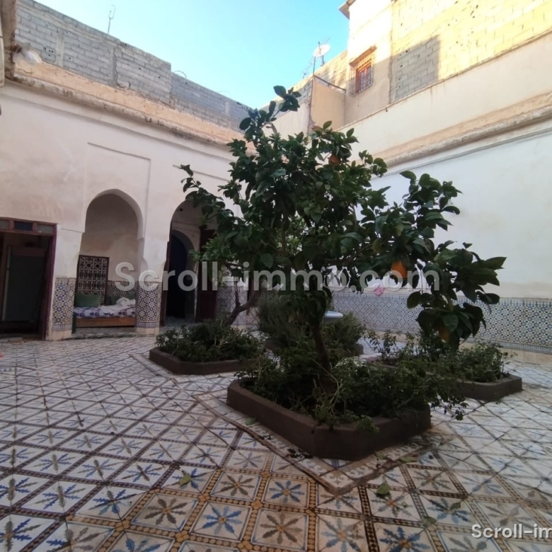 Riad 230m² à démolir Melkia – Quartier Zaouia
