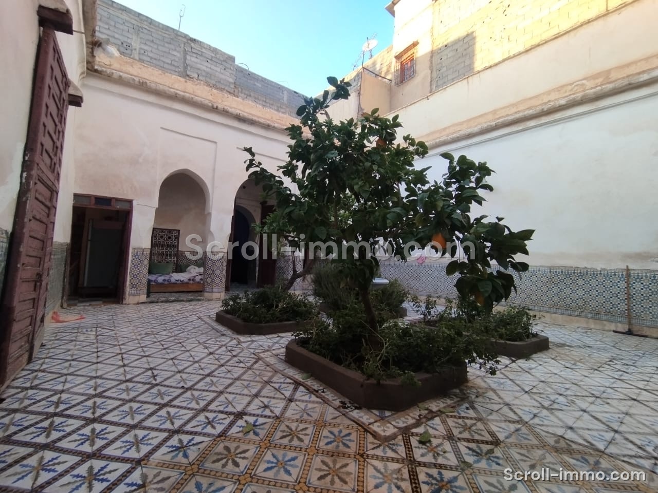 Riad 230m² à démolir Melkia – Quartier Zaouia