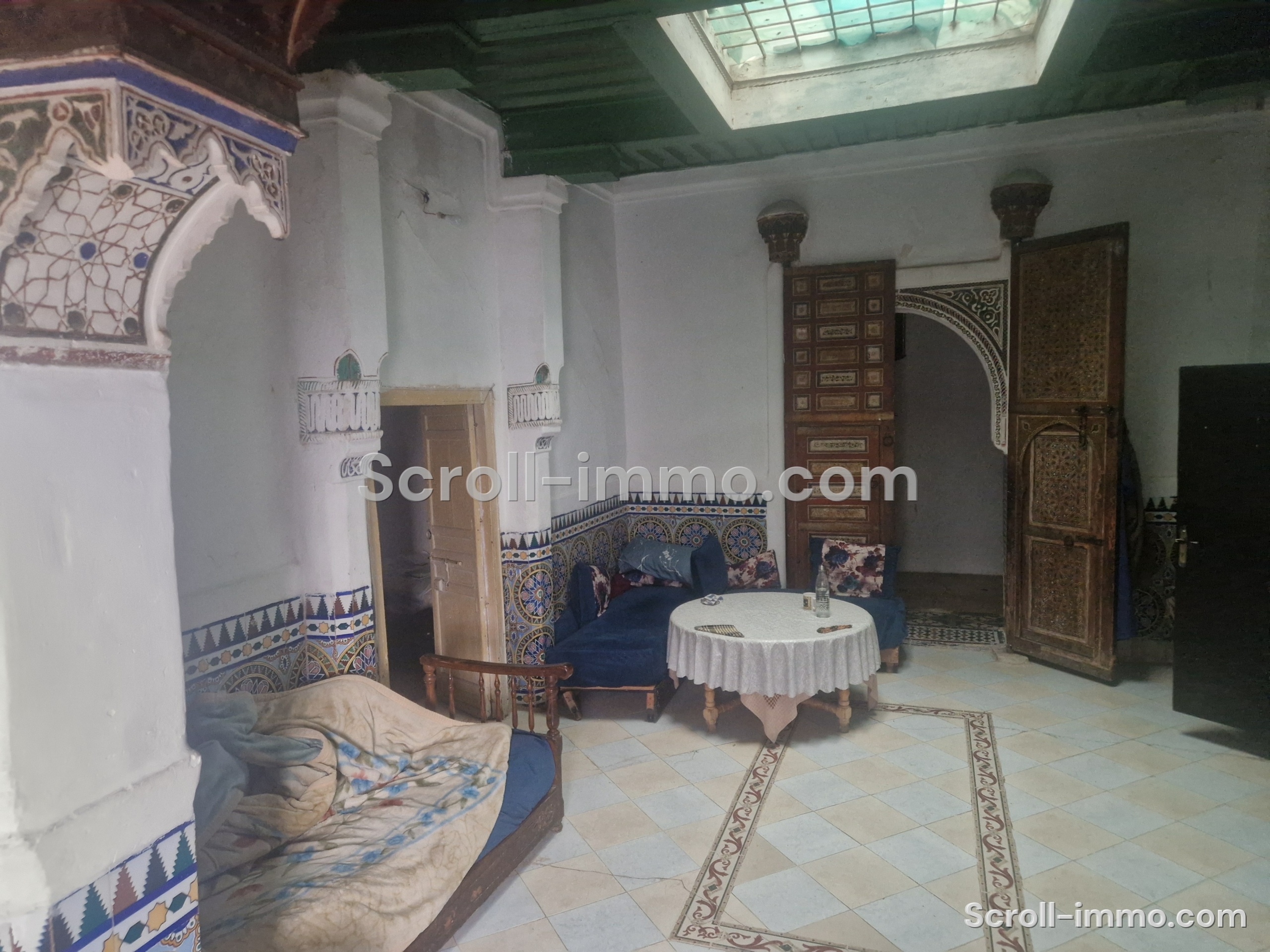 Riad 200m2 à rénover Melkia – Quartier Mouassine