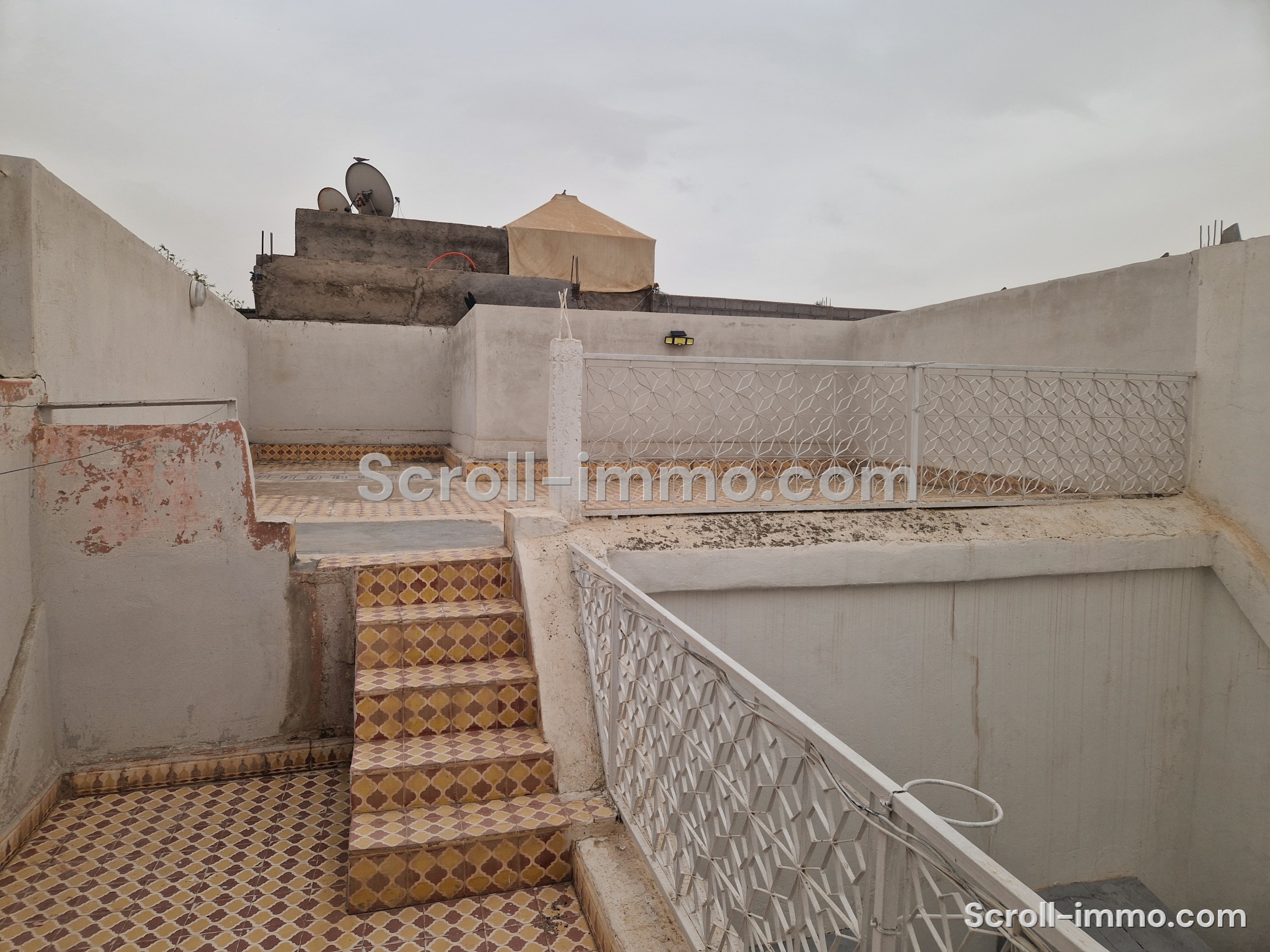 Riad Melkia 123m2 à Rénover légèrement – Hart Assoura