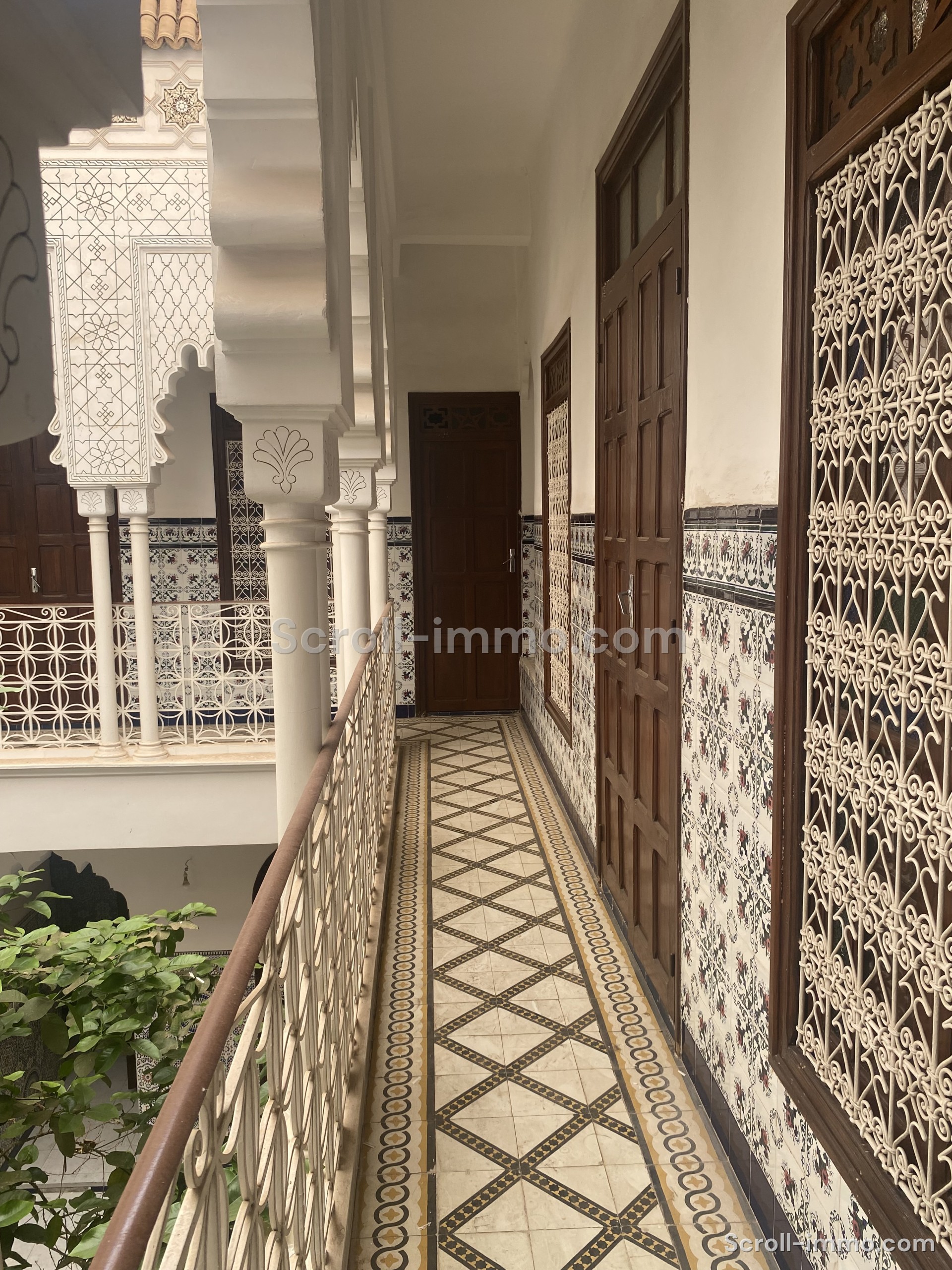 Riad 185m² 5ch Melkia à rénover avec petit hamam à Riad Zitoun