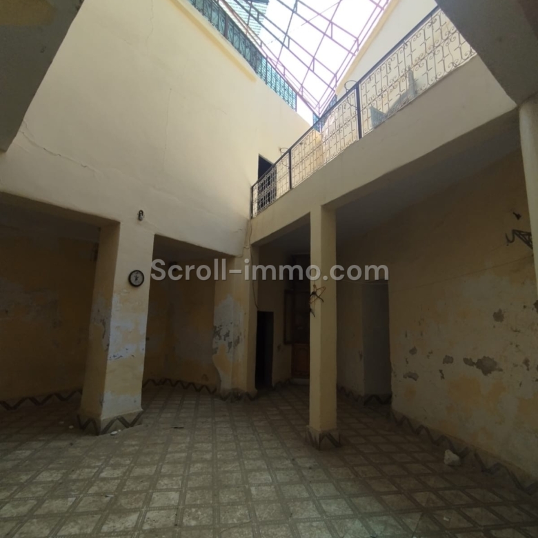Riad 120m² à rénover Melkia – Quartier Hart Soura