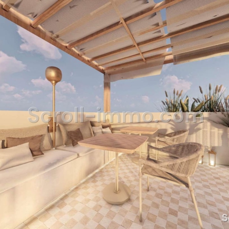 Riad de luxe titré – 112 m² au sol – 4 chambres – Médina de Marrakech