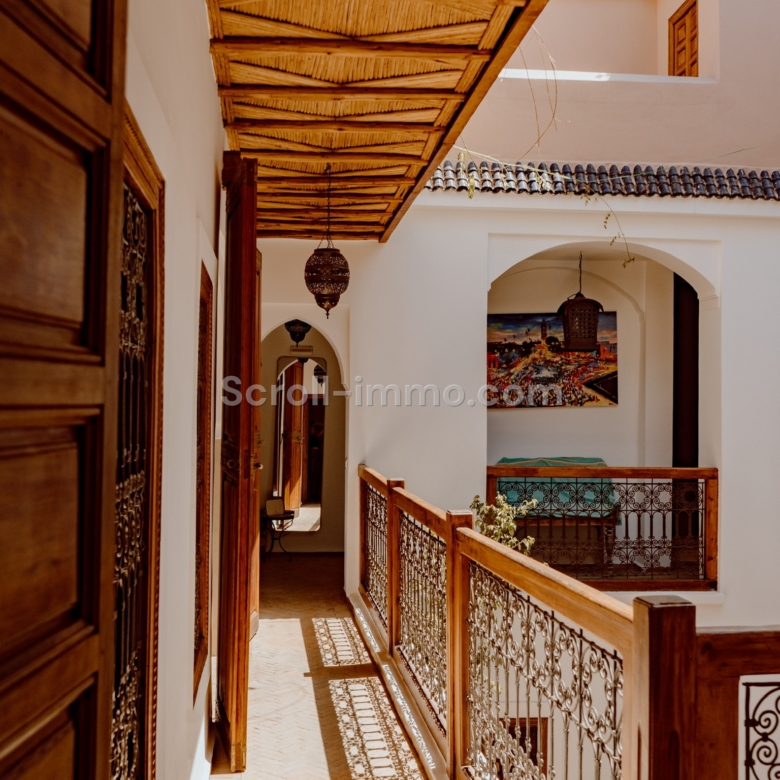 Riad exploité 127m² Titré 4 suites – Zaouia