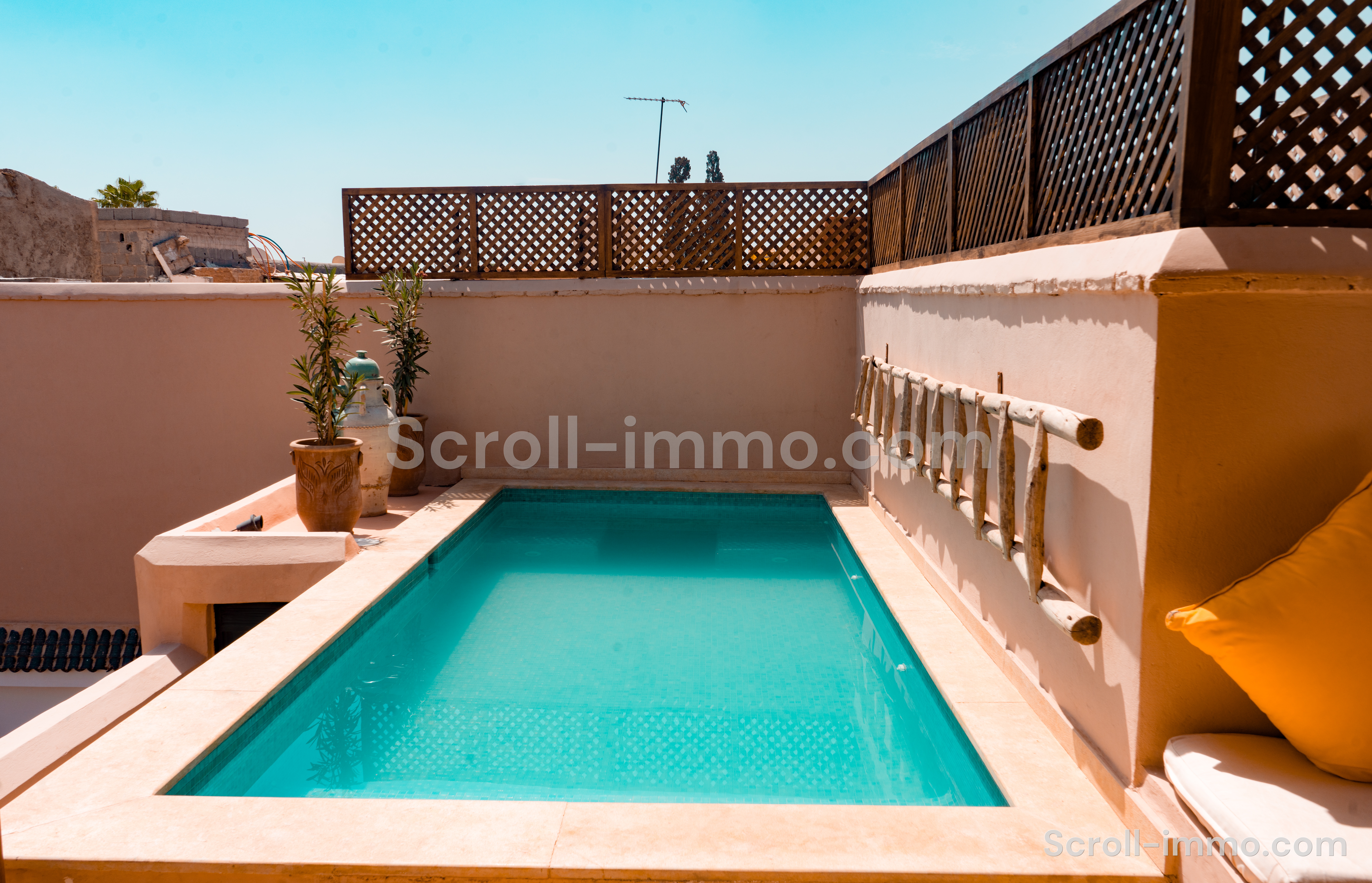 Riad exploité 127m² Titré 4 suites – Zaouia
