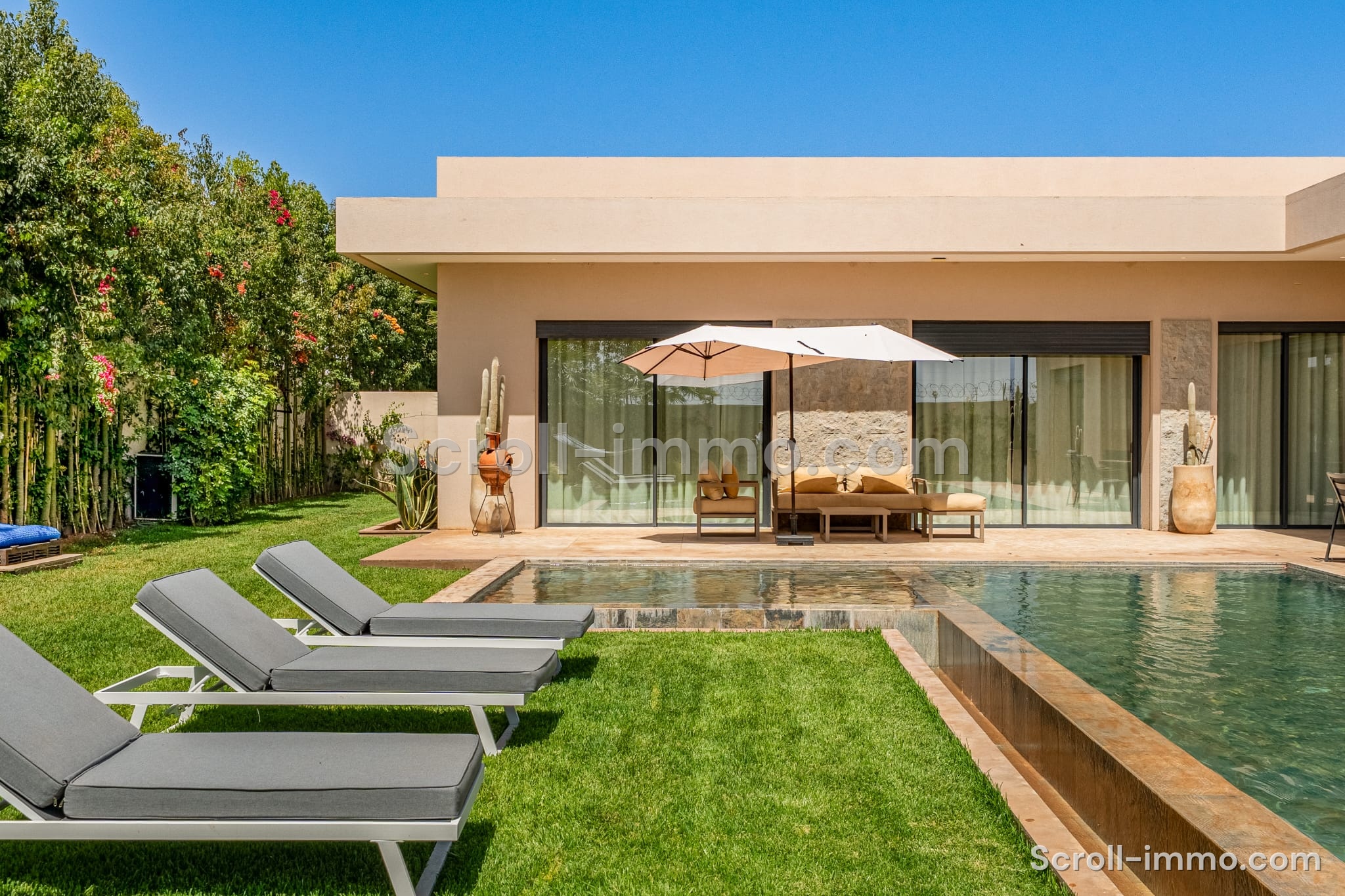 Villa moderne haut standing à louer meublée – Route de l’Ourika, Marrakech