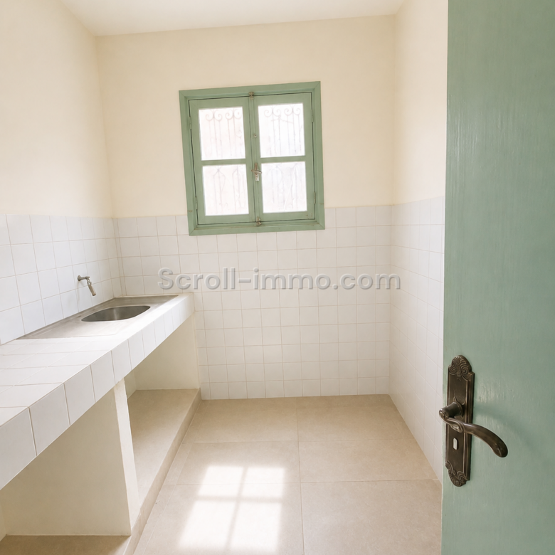 Maison / Appartement Titré, à rénover avec jardin à Hay Zitoun, Marrakech – Fort potentiel !