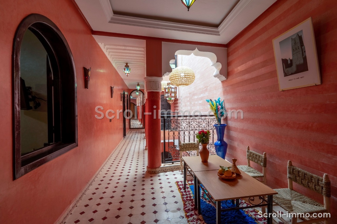v-Riad 108m2 autorisé maison d&rsquo;hôtes – bab Allens