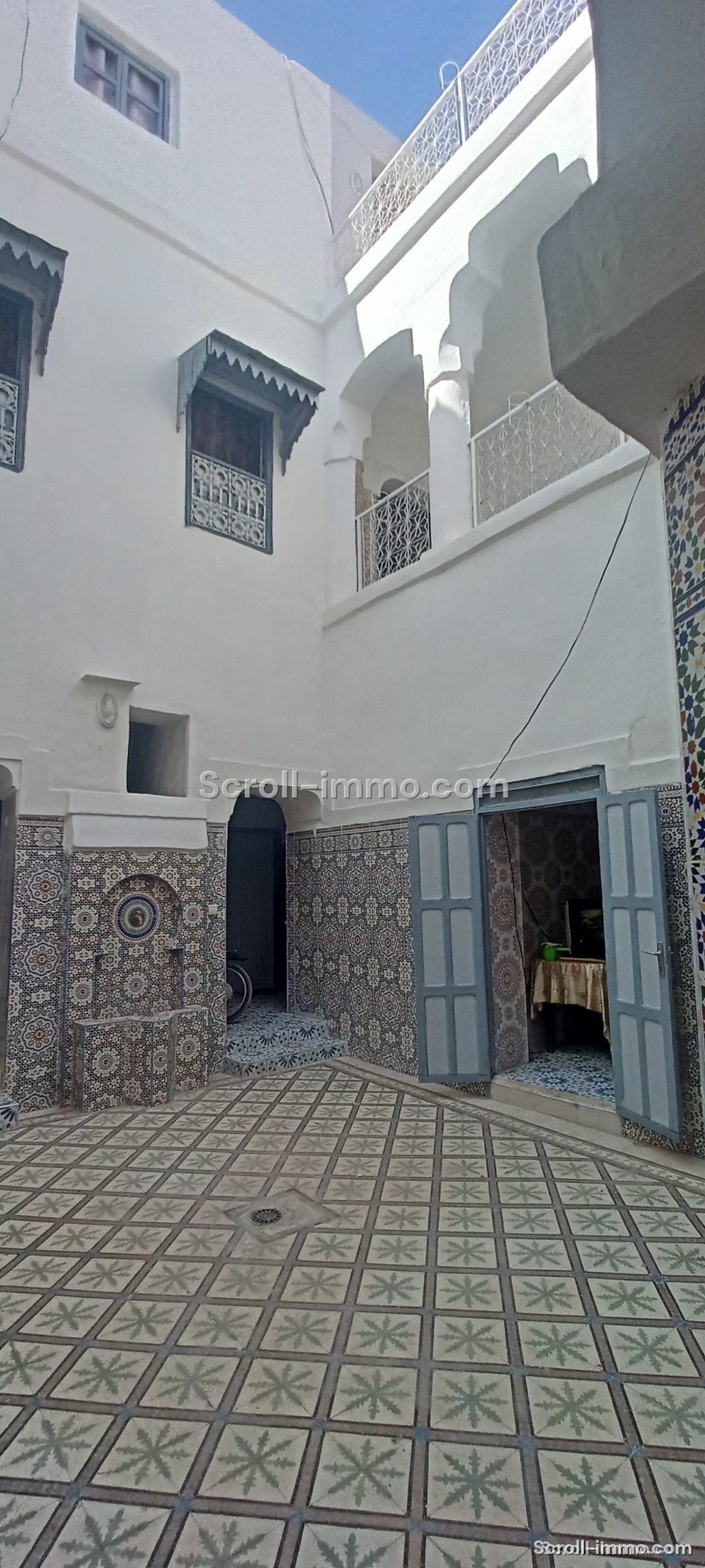 Riad Melkia 123m2 à Rénover légèrement – Hart Assoura