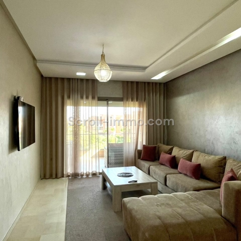 Appartement meublé haut standing à louer – Prestigia Golf Agate, Marrakech