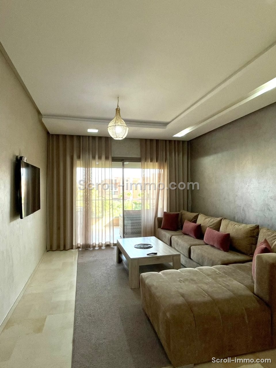 Appartement meublé haut standing à louer – Prestigia Golf Agate, Marrakech