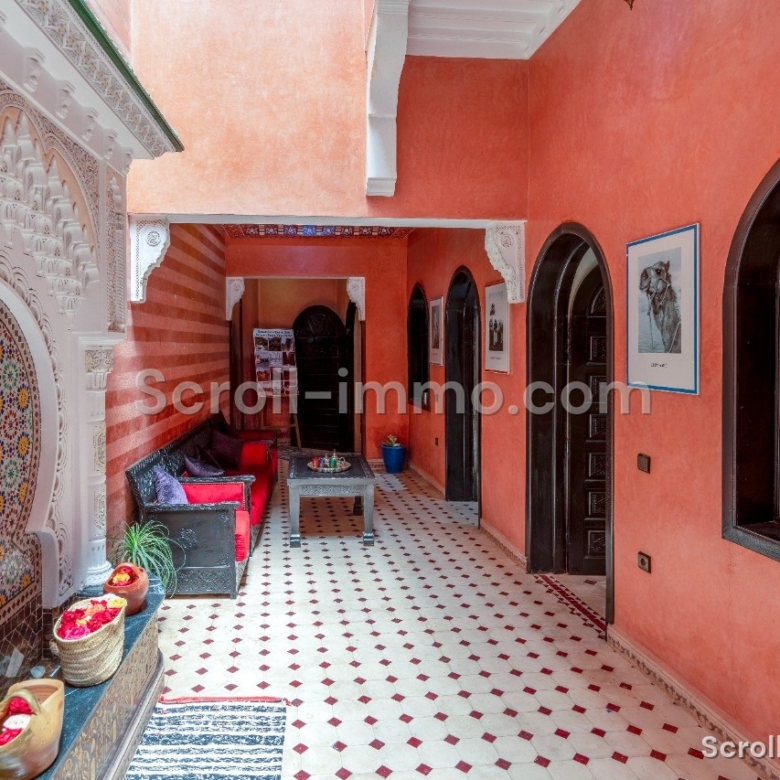 v-Riad 108m2 autorisé maison d&rsquo;hôtes – bab Allens
