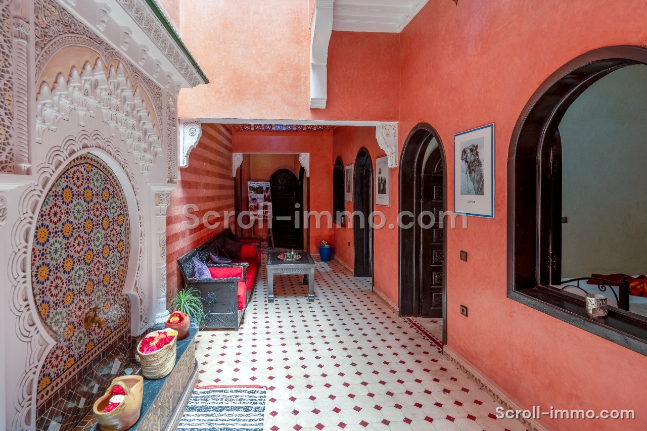 v-Riad 108m2 autorisé maison d&rsquo;hôtes – bab Allens
