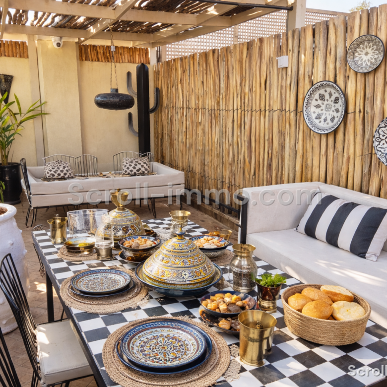 Riad Titré 62m2 vue Panoramique Bab Doukkala