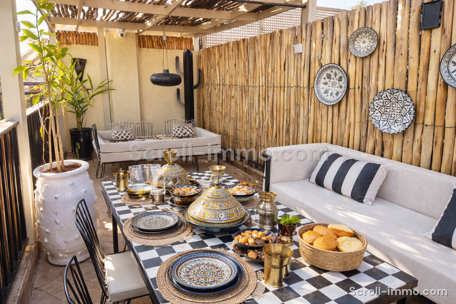 Riad Titré 62m2 vue Panoramique Bab Doukkala