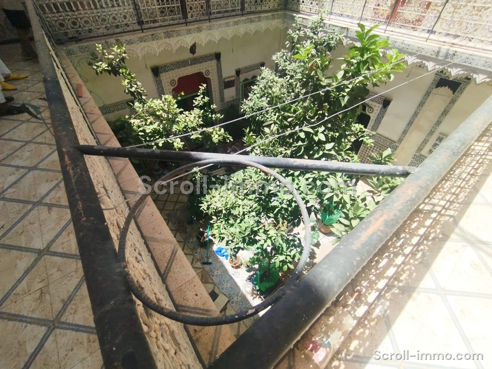 Riad 280m² Titré 8 chambres – Quartier Bahia