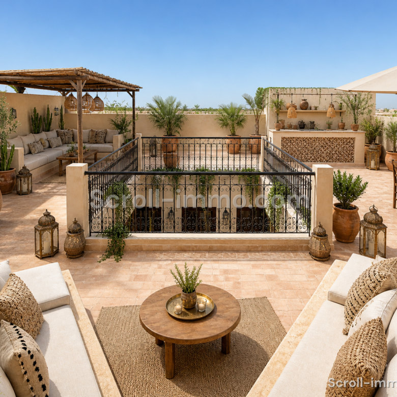 Très bon potentiel pour ce Riad Melkia Propre 160m2 – Bab Doukkala