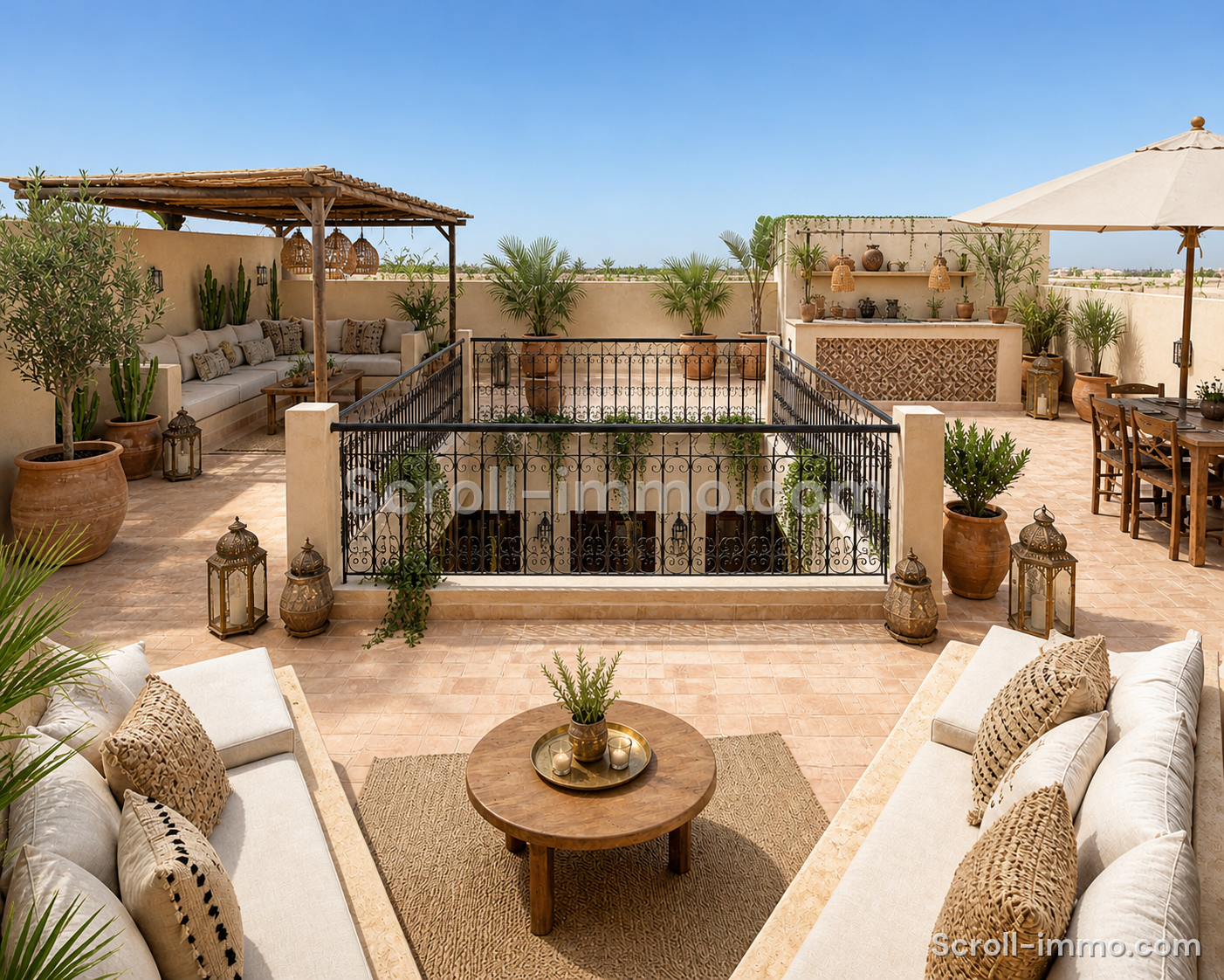 Très bon potentiel pour ce Riad Melkia Propre 160m2 – Bab Doukkala