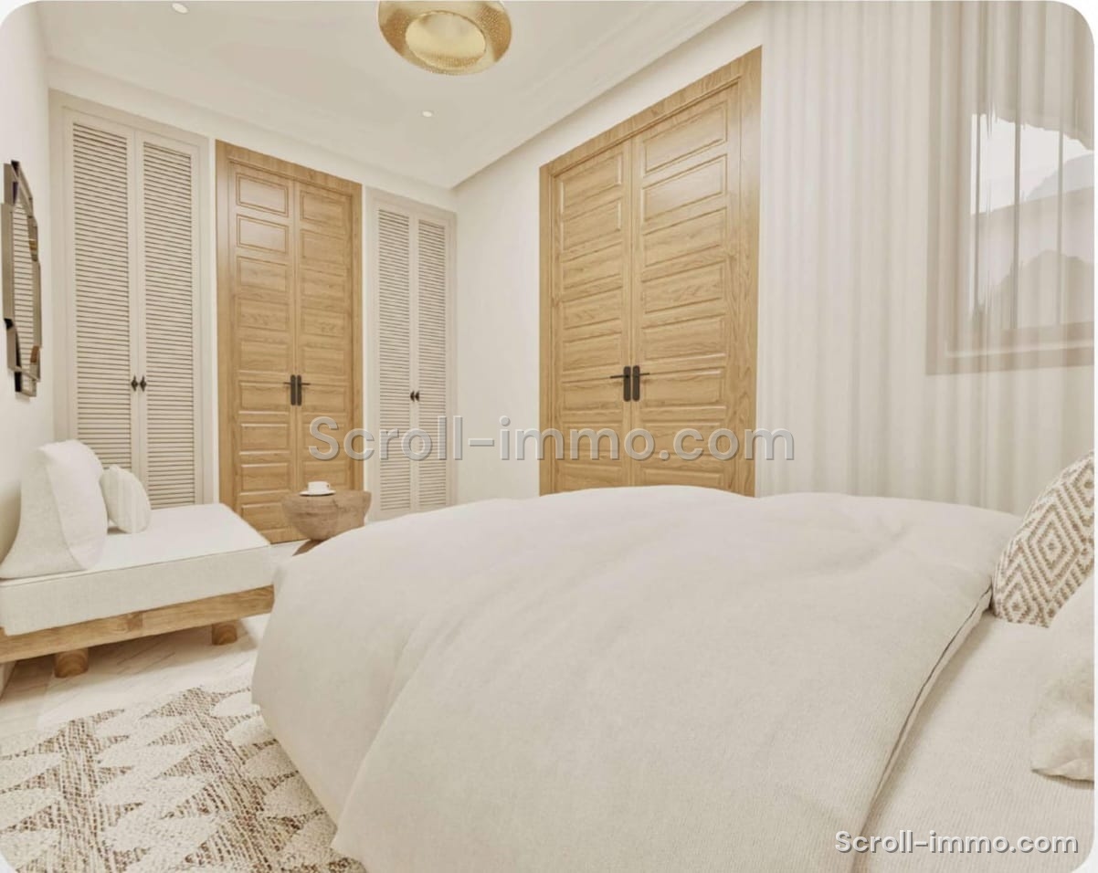 Riad de luxe titré – 112 m² au sol – 4 chambres – Médina de Marrakech