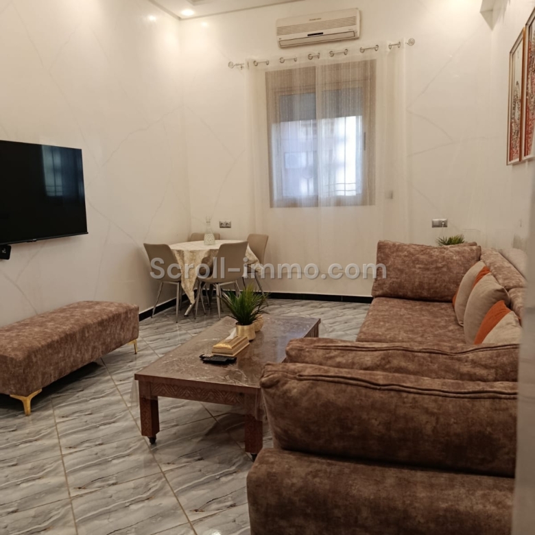 Appartement 72m2, 2 chambres, résidence sécurisé, Piscine, Route de Fez