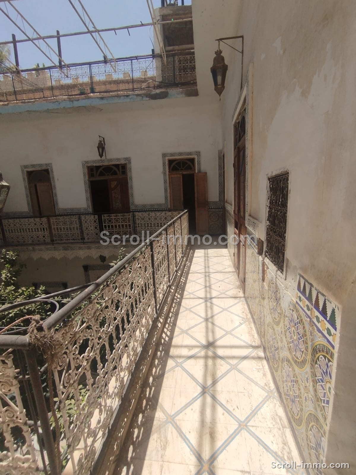 Riad 280m² Titré 8 chambres – Quartier Bahia