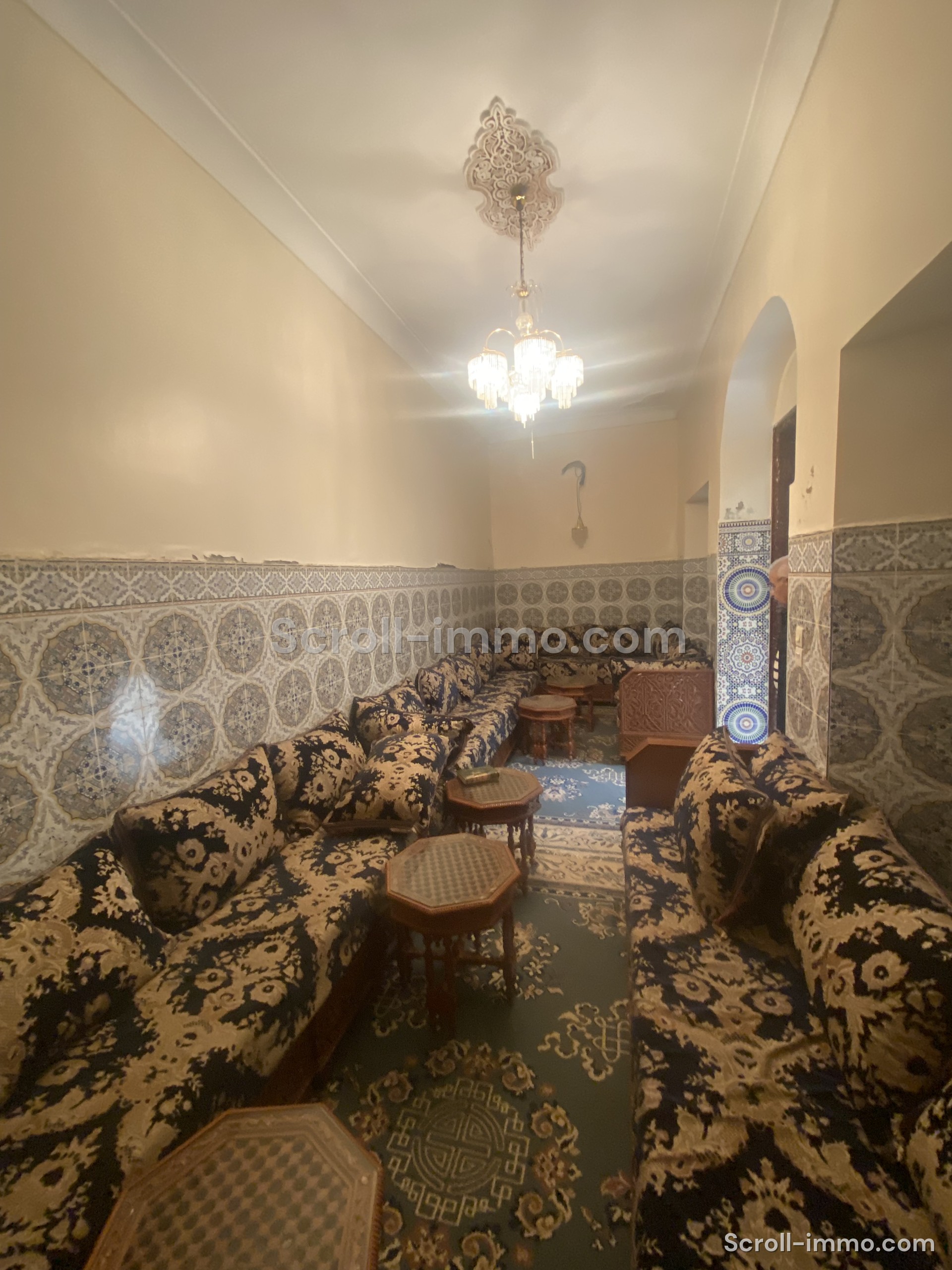 Riad 185m² 5ch Melkia à rénover avec petit hamam à Riad Zitoun