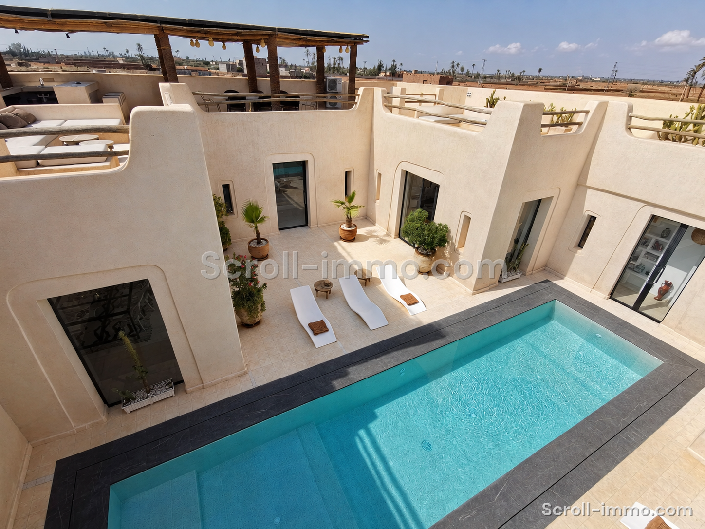 Magnifique villa Riad avec piscine Chauffée privée