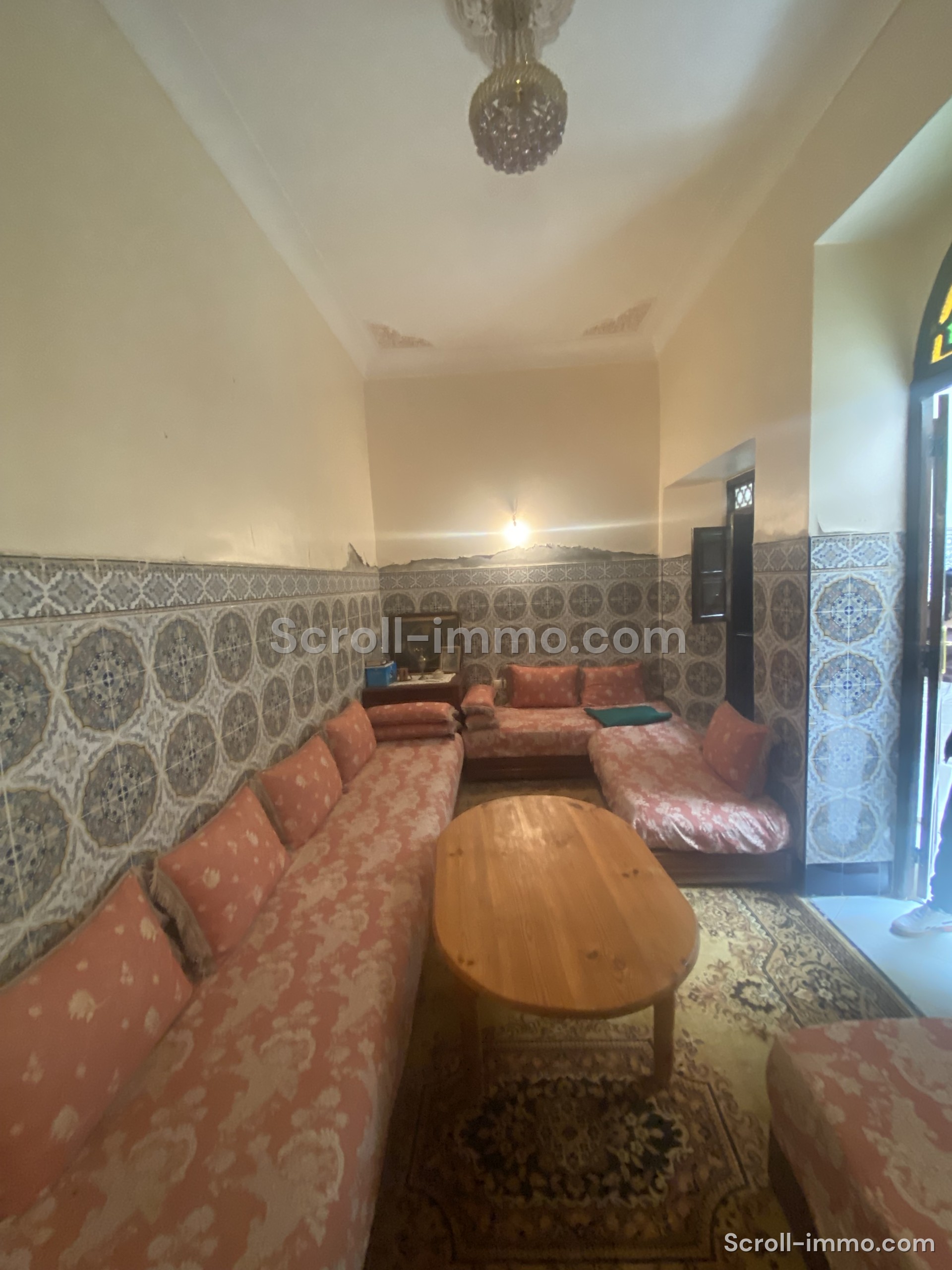 Riad 185m² 5ch Melkia à rénover avec petit hamam à Riad Zitoun