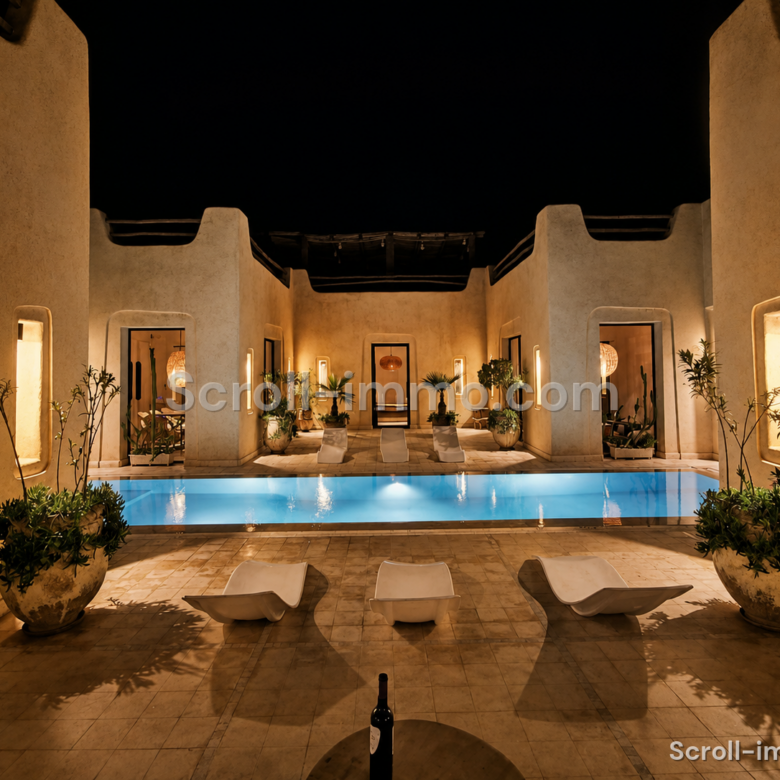 Magnifique villa Riad avec piscine Chauffée privée
