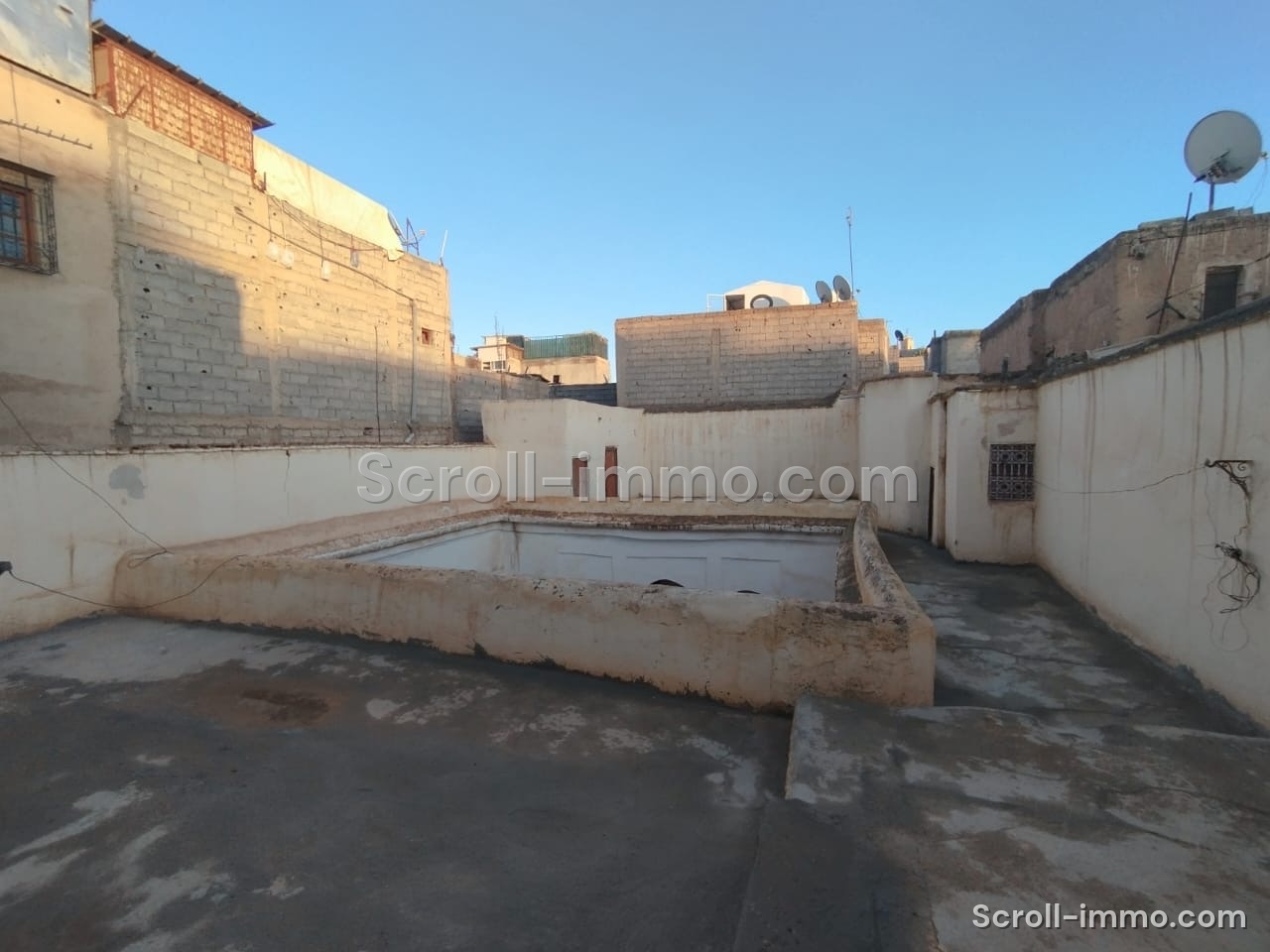 Riad 230m² à démolir Melkia – Quartier Zaouia