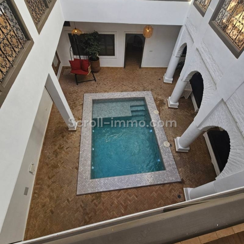Riad rénové – 161 m² au sol – 5 chambres – Kasbah