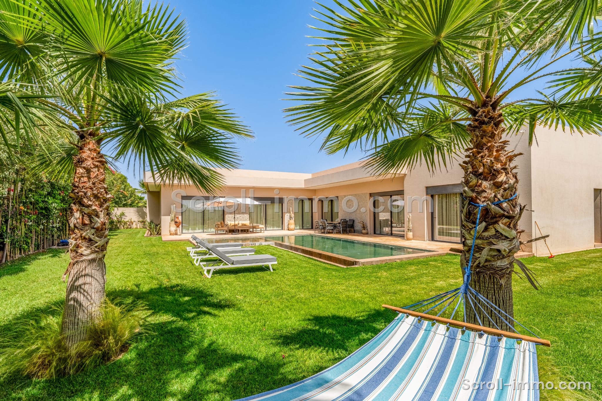 Villa moderne haut standing à louer meublée – Route de l’Ourika, Marrakech