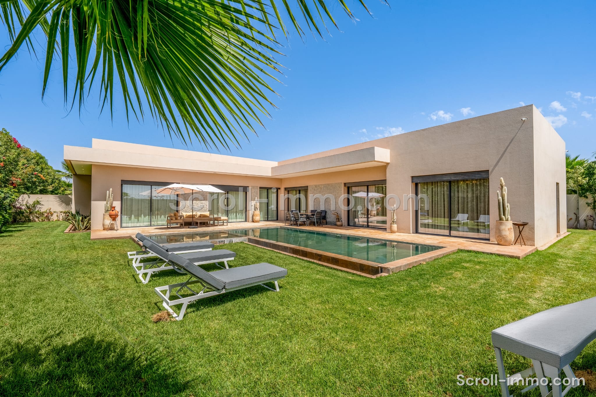 Villa moderne haut standing à louer meublée – Route de l’Ourika, Marrakech