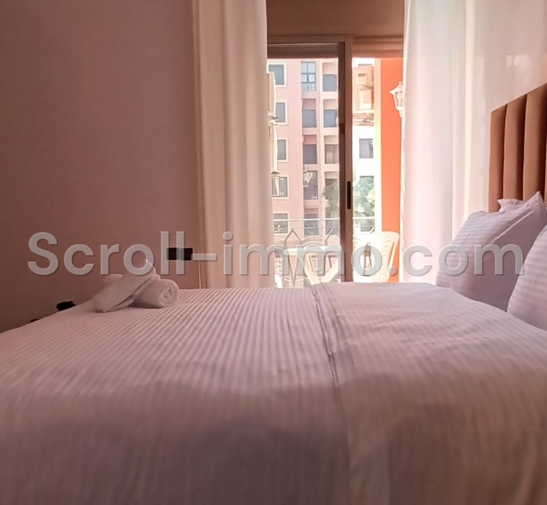 Appart / piscine 2 chambre rénové Longue durée – Gueliz Hôpital Militaire