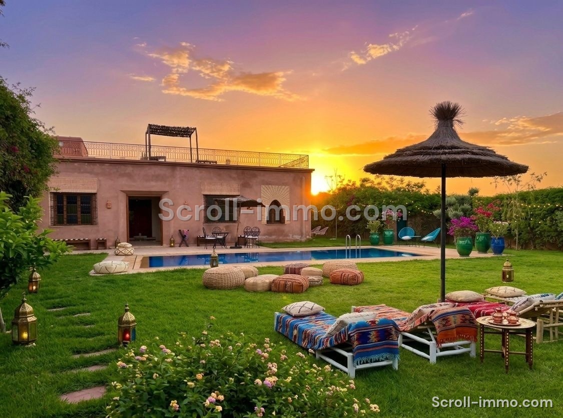 Villa-Riad d&rsquo;Exception Privé — Piscine, Hammam