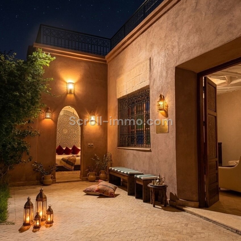 Villa-Riad d&rsquo;Exception Privé — Piscine, Hammam