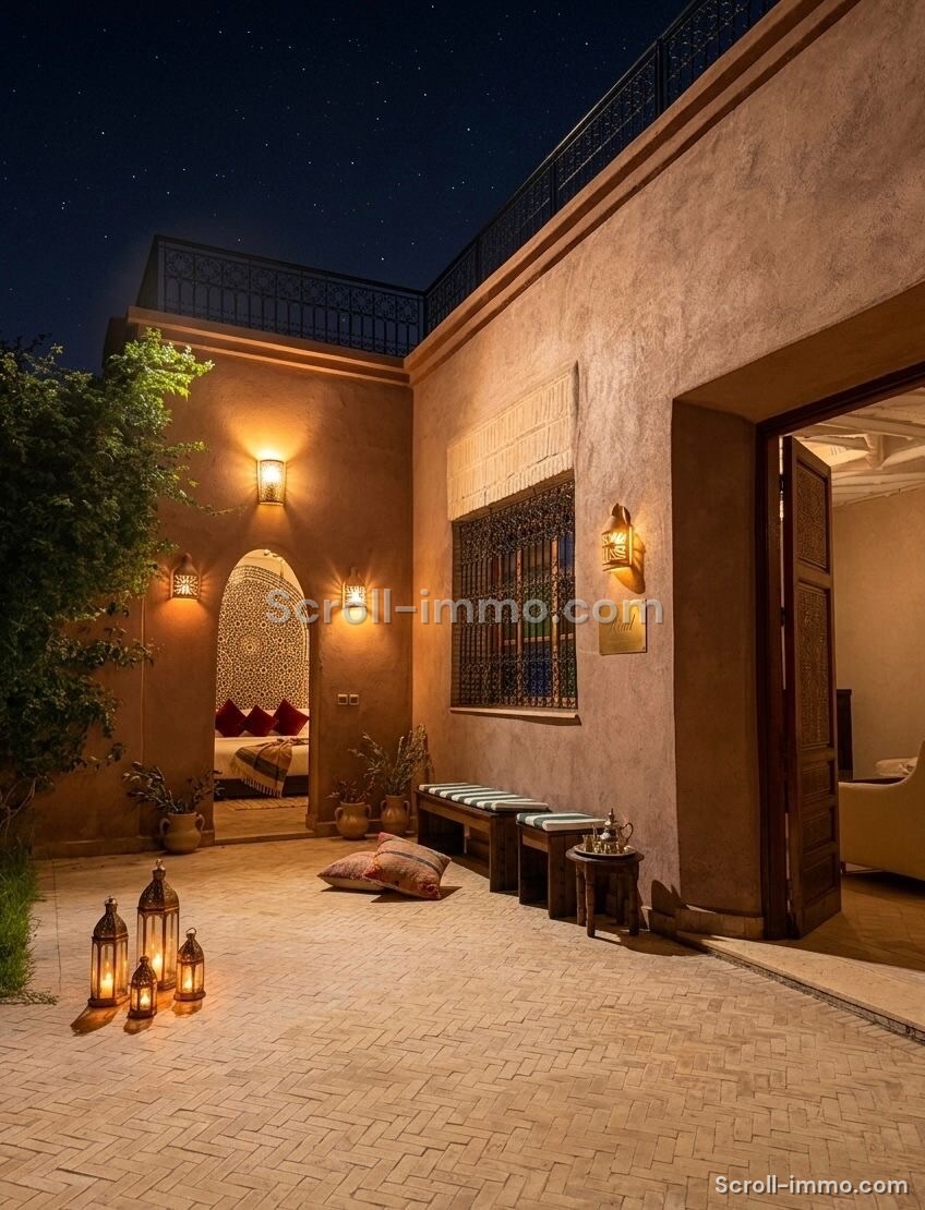 Villa-Riad d&rsquo;Exception Privé — Piscine, Hammam