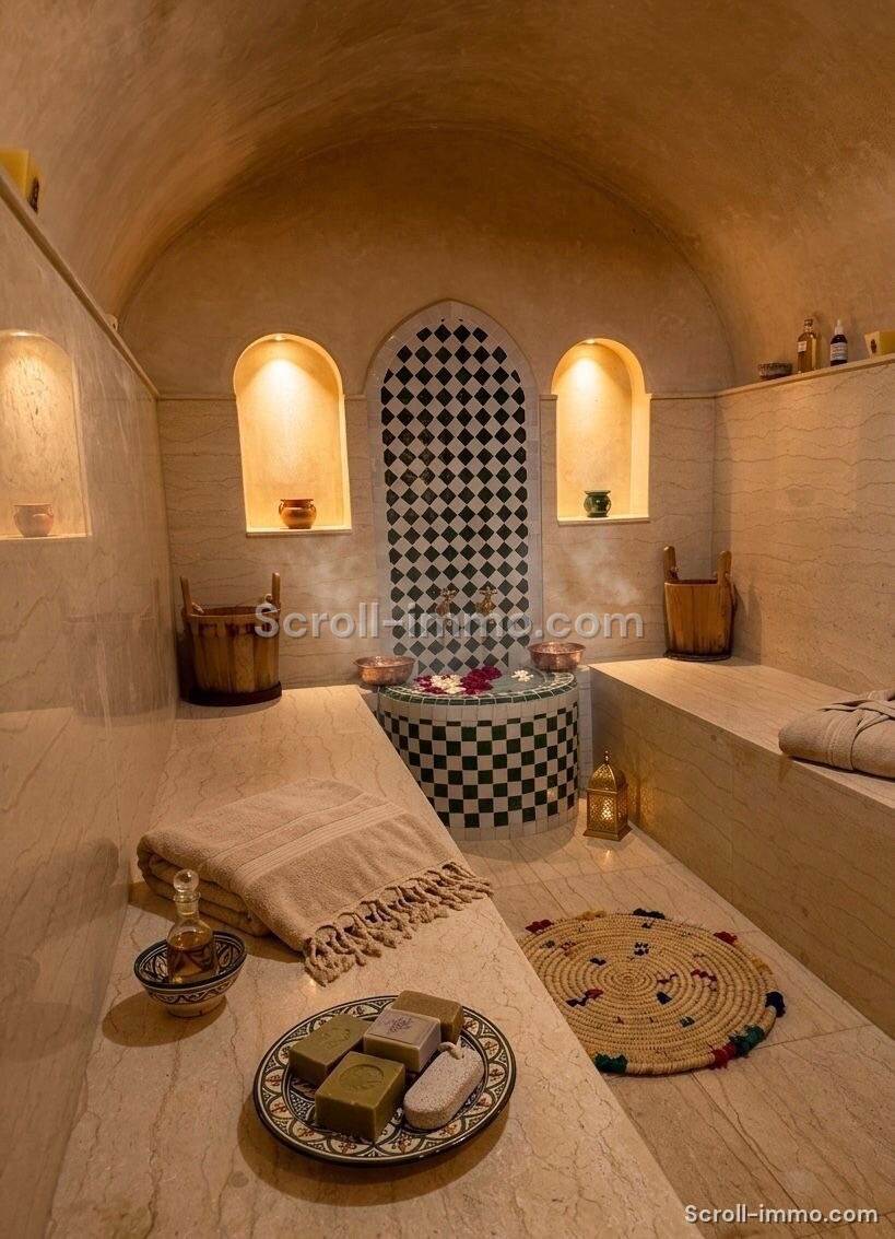 Villa-Riad d&rsquo;Exception Privé — Piscine, Hammam